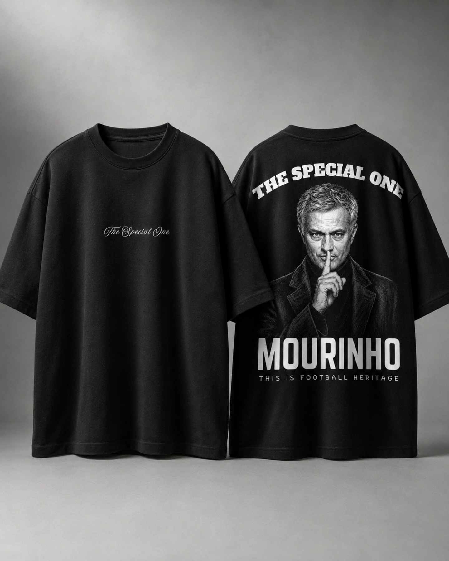 The Special One – Returns tee front view, Madridonomy Drop 001